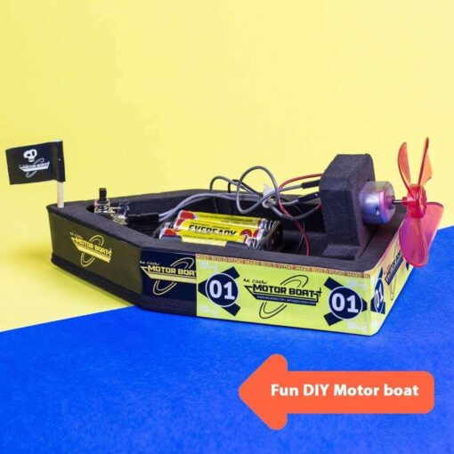 Be Cre8v 3 in 1 STEM based Robotics Combo Diy Kit for Kids over 6+ Years, Educational Kit, Science lab DIY, Electronics Projects, STEM Box - Image 2