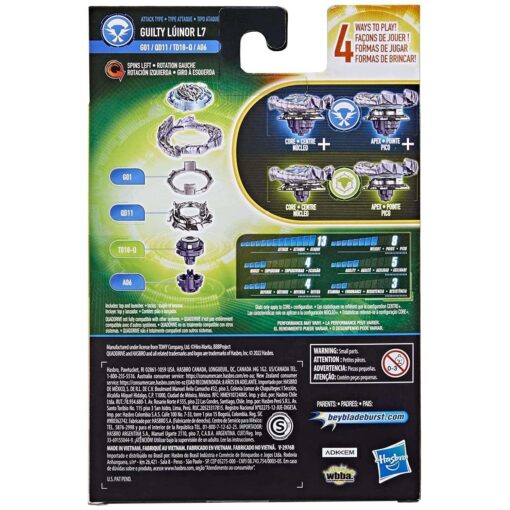 Beyblade Burst Quaddrive Guilty Luinor L7 F4073 - Image 4