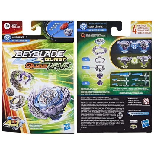 Beyblade Burst Quaddrive Guilty Luinor L7 F4073 - Image 5