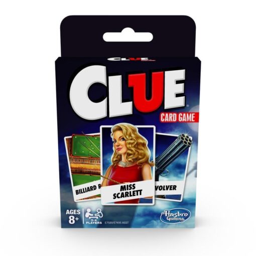 Hasbro Gaming Clue Card Game for Kids Ages 8 & Up, 3-4 Players Strategy Game - Image 3