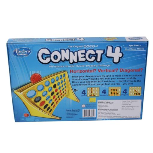 Hasbro Gaming The Classic Game of Connect 4, Get 4 in A Row Strategy Game for 2 Players, Games & Puzzles, Toys for Kids, Boys and Girls Ages 6 & Up (E8262) - Image 4