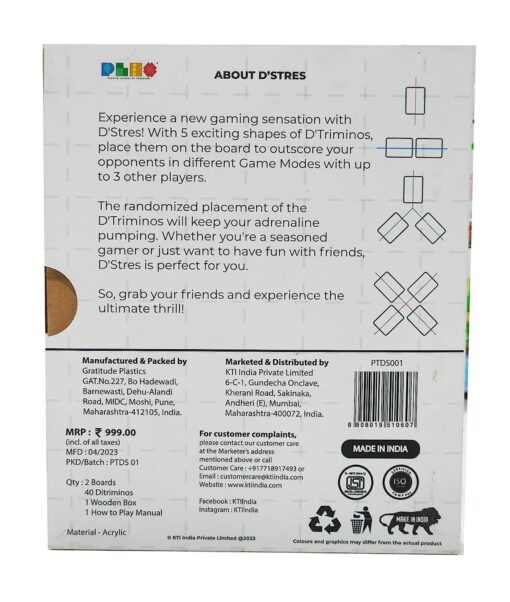 Plex D'stres Lite, Kids Board Game for Ages 8 and Up, Get Ready to Opponents, Strategize & Victory - Image 6