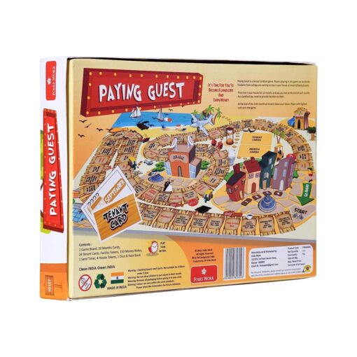 Playing Guest Toy Game for Kids - Educational Card Games for Children with Learning Activities Toys Players 2 to 4, Age 8 Years Players 2 to 4, Age 8 Years - Image 3