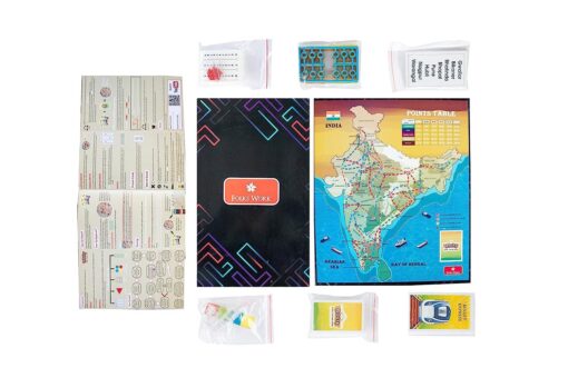 Folks Work Travel Board Games for Kids -  Train Travels Route Board Games for Toddler, Players 2 to 4, Suitable For Age 8 Year and Above - Image 3