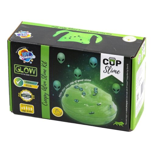 Diy Science Glow In The Dark Green Alien Slime KIt
