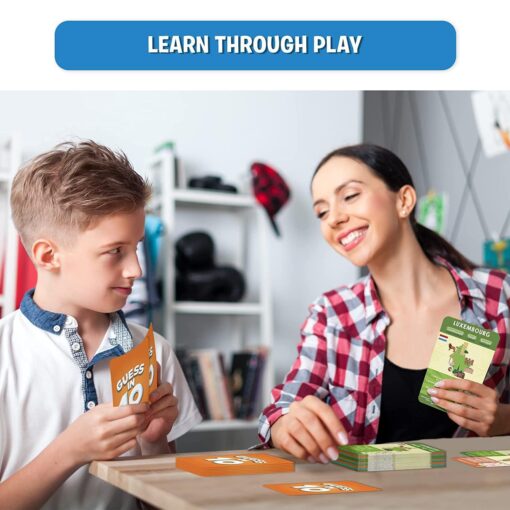Skillmatics Card Game - Guess in 10 Countries of the World, Gifts for 8 Year and Up, Quick Game of Smart Questions, Fun Family Game - Image 3