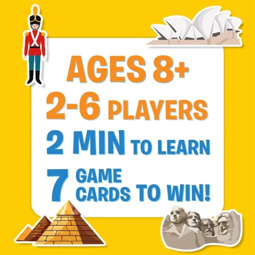 Skillmatics Card Game - Guess in 10 Countries of the World, Gifts for 8 Year and Up, Quick Game of Smart Questions, Fun Family Game - Image 5