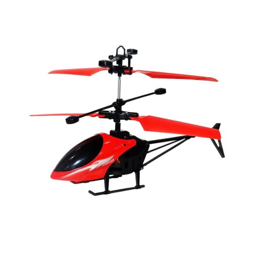 Tornado Hand Sensor Remote Control Helicopter For Kids with Unbreakable Dual Rotating Blades Best Gift for Toddlers - Yellow - Image 2