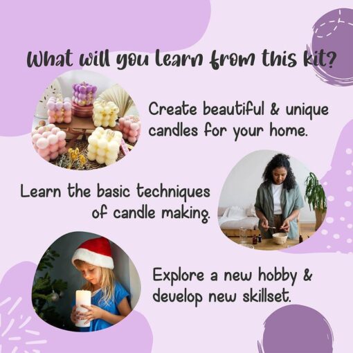 Kalakaram Bubble Candle Making Kit - Image 6