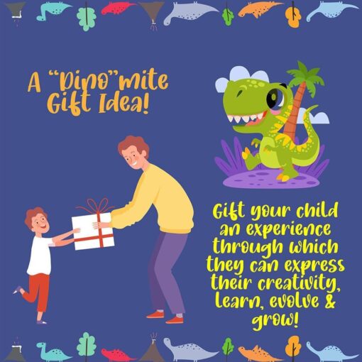 Kalakaram Paint Your Own Dinosaur Coasters - Image 6
