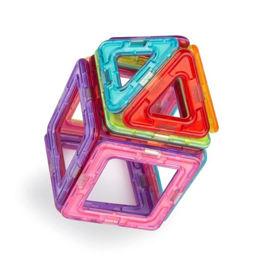 Kipa Gaming MagPlay Magnetic Blocks 24 pcs, Diy Kids Toy Set Building Educational Toys with Smart Outdoor Bag Pack for Kids, Children Magnetic Blocks for Kids Puzzle for Great Learning, (Multicolor) - Image 4
