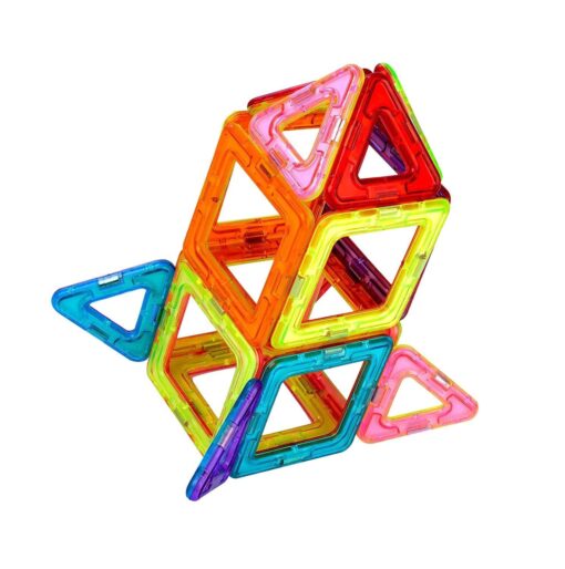 Kipa Gaming MagPlay Magnetic Blocks 24 pcs, Diy Kids Toy Set Building Educational Toys with Smart Outdoor Bag Pack for Kids, Children Magnetic Blocks for Kids Puzzle for Great Learning, (Multicolor) - Image 6