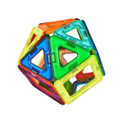 Kipa Gaming MagPlay Magnetic Blocks 24 pcs, Diy Kids Toy Set Building Educational Toys with Smart Outdoor Bag Pack for Kids, Children Magnetic Blocks for Kids Puzzle for Great Learning, (Multicolor) - Image 8