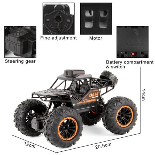 Lead Honor Alloy Rc Car 2.4G Remote Control WIFI Camera Off-Road Vehicle - Image 7