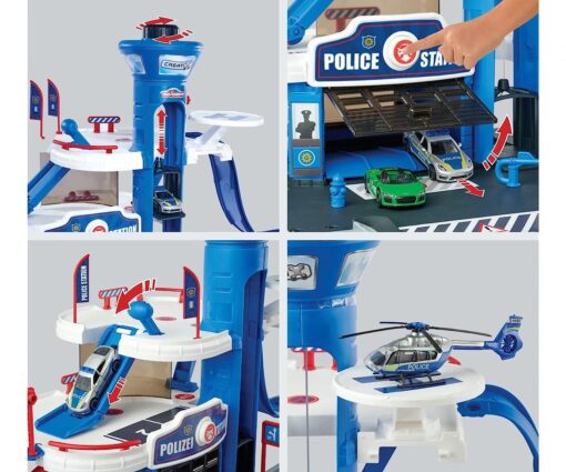 Majorette Creatix Fully Equiped Police Station, Police Set With Three-Story Station, Includes Porsche Panamera Police Car, Toy Police Station For Children Aged 5 & Above - Image 4