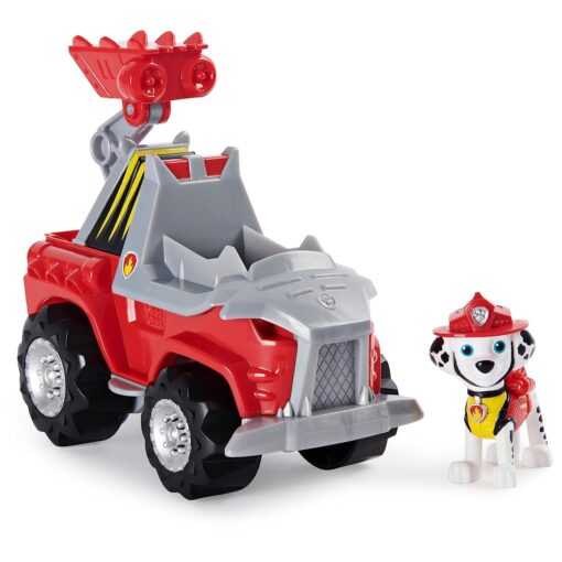 Paw Patrol Dino Rescue Marshall’s Deluxe Rev Up Vehicle with Mystery Dinosaur Figure, for Kids Aged 3 and up - Image 2