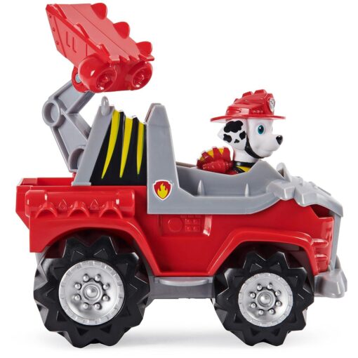 Paw Patrol Dino Rescue Marshall’s Deluxe Rev Up Vehicle with Mystery Dinosaur Figure, for Kids Aged 3 and up - Image 5