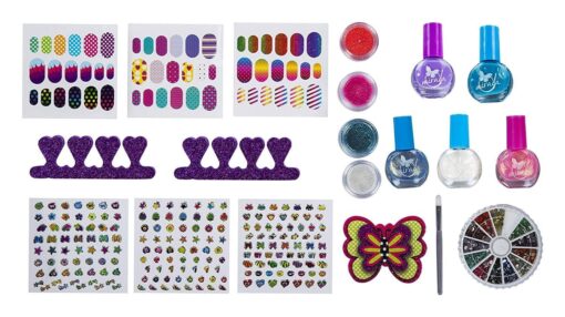 Mirada - Manicure Magic Party kit Beauty Salon, Different Colored Attractive Cute Nail Art Kit for Girls, Manicure Magic Party Set Instant Madi-Padi at home for Girls - Image 2