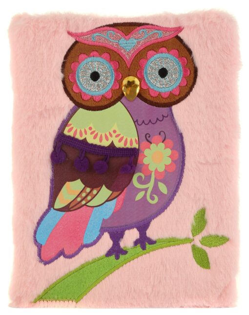 Mirada Winky the Owl Plush Notebook