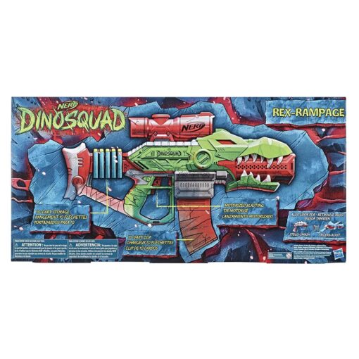 Nerf DinoSquad Rex-Rampage Motorized Dart Blaster - Image 11