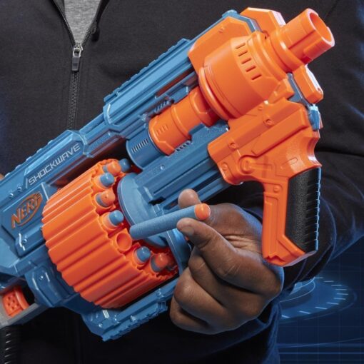 Nerf Elite 2.0 Shockwave Rd-15 Toy Blaster & Nerf Alpha Strike Fang Qs-4 Toy Blaster - Image 6