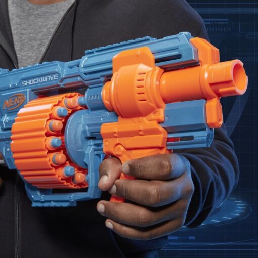 Nerf Elite 2.0 Shockwave Rd-15 Toy Blaster & Nerf Alpha Strike Fang Qs-4 Toy Blaster - Image 8