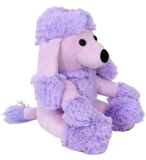 Mirada Cute Poodle Lavender Coin Bank Soft Toy - Stuffed Plush Animal Money Bank & Piggy Bank For Kids and Toddler, Age 3+Years - Image 2
