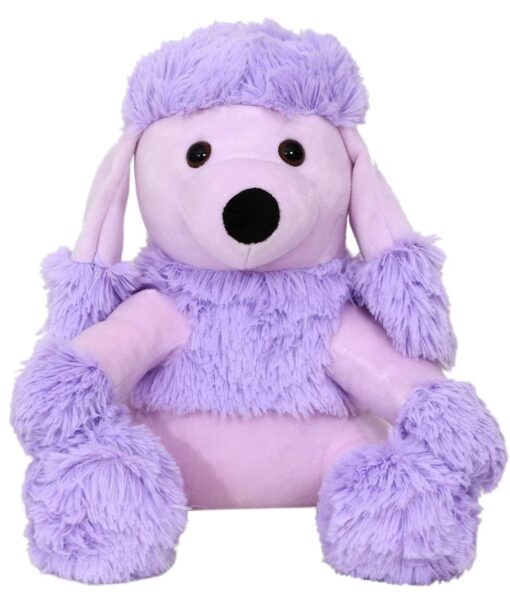 Mirada Cute Poodle Lavender Coin Bank Soft Toy - Stuffed Plush Animal Money Bank & Piggy Bank For Kids and Toddler, Age 3+Years - Image 7