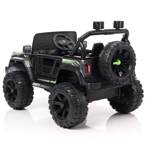 Electric Ride On Jeep for Kids - Battery Operated Jeep With Bluetooth Music and Lights - Jeep Battery Operated Ride On (LFC 5689 Grey) - StarAndDaisy - Image 6