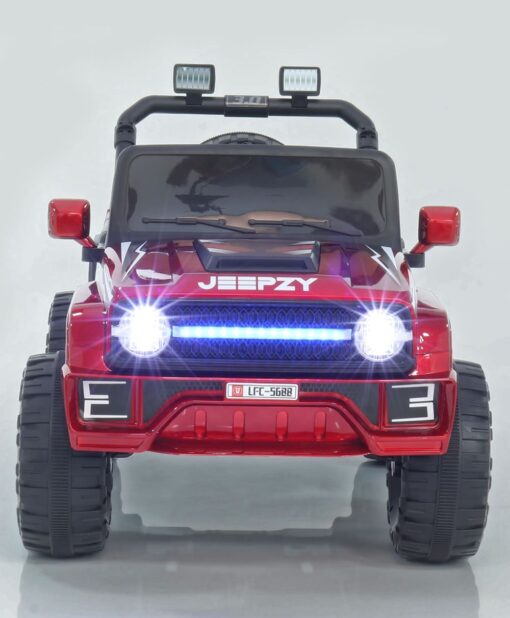 StarAndDaisy SUV Kids Jeep with Remote Control, Bluetooth & Music & Led Lights - Electric Jeep Car for Kids - Red - Image 2