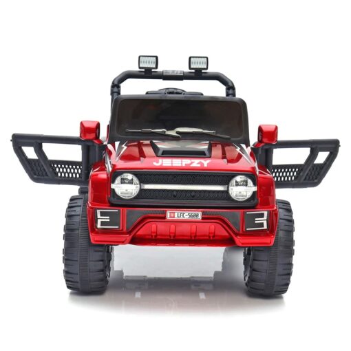 StarAndDaisy SUV Kids Jeep with Remote Control, Bluetooth & Music & Led Lights - Electric Jeep Car for Kids - Red - Image 4