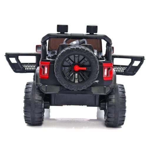 StarAndDaisy SUV Kids Jeep with Remote Control, Bluetooth & Music & Led Lights - Electric Jeep Car for Kids - Red - Image 5