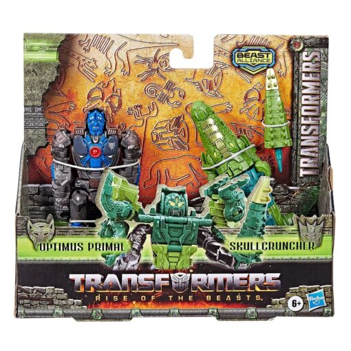 Transformers Rise Of The Beasts Optimus Primal & Skull Cruncher F4619 - Image 2
