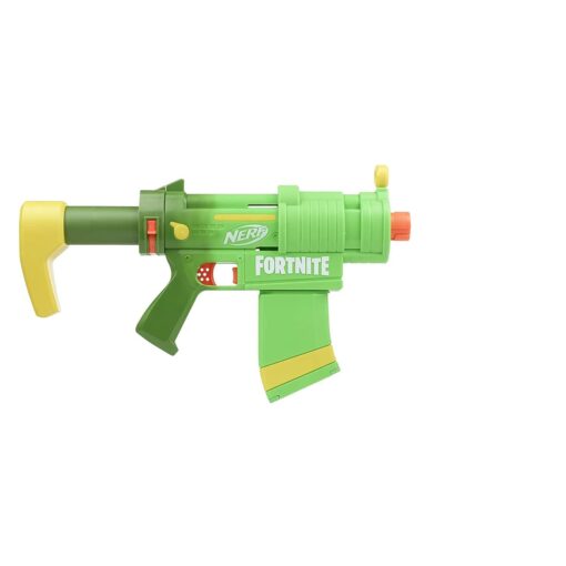 Nerf Fortnite Smg Zesty Elite Dart Blaster for Kids & Toddler - Removable Stock And Barrel, Removable 10-Dart Clip, 10 Official Nerf Elite Darts, Multicolor - Image 3