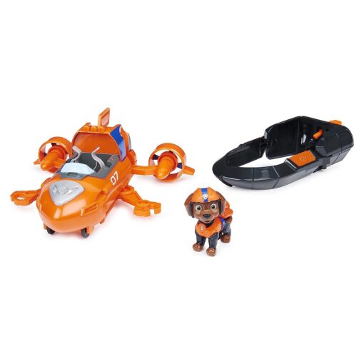 Paw Patrol, Zuma Deluxe Movie Transforming Toy Car with Collectible Action Figure, Kids Toys for Ages 3 and up, Multicolor - Image 2