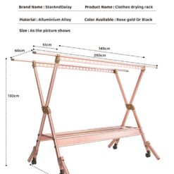 foldable clothes drying rack