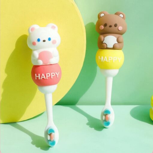 StarAndDaisy Pinny Rabbit Toothbrush for Toddlers & Kids with Ultra Soft Bristle & Silicone Grip - Image 10