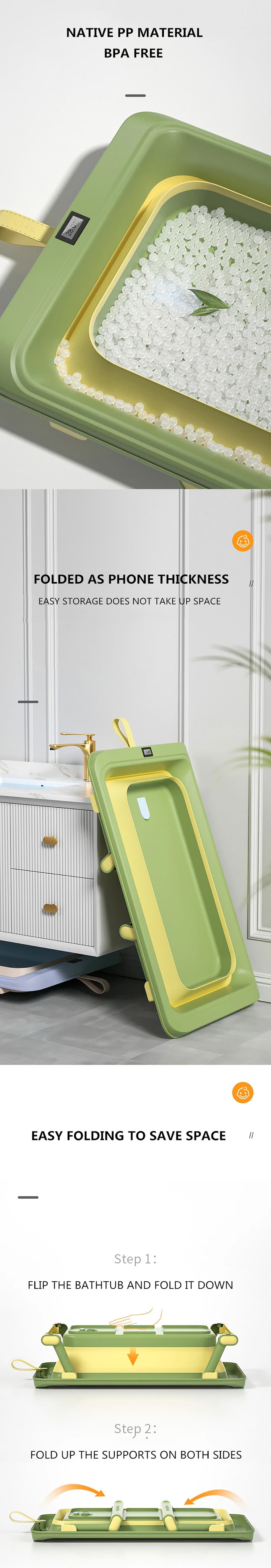 Baby Bath Tub with Anti Slip Design