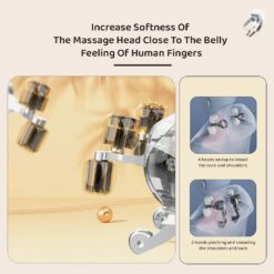 Neck and Shoulder Massager with Auto-Adjusting Nodes
