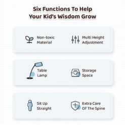 6-in-1 Kids Study Table