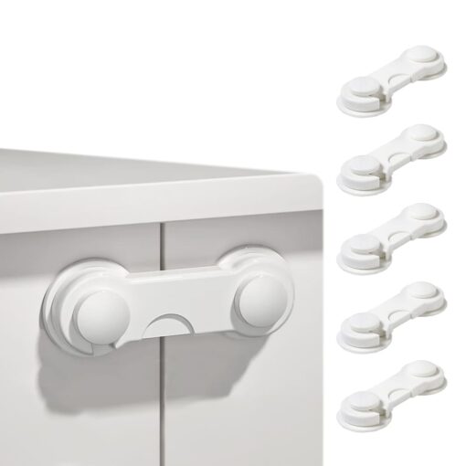 StarAndDaisy Wrench Style Baby Door Lock, Premium Quality Child Safety Locks for Doors and Drawers - Set of 6