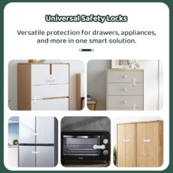 Universal Wrench style baby door lock