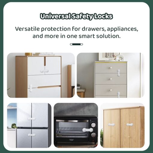 Universal Wrench style baby door lock