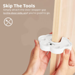 easy installation skip the tools for Cat paw child safety door stopper
