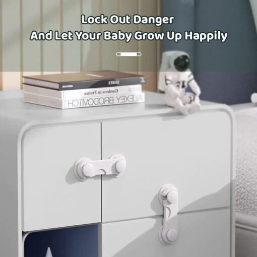lock out danger with Wrench style baby door lock