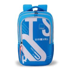American Tourister Casual School Bags, 29.5 Ltr, 3 Full Compartments, Dobby Polyester Trendy Backpack - Sest 3.0 Blue01