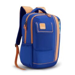 American Tourister Casual Kids School Bags, 29.5 Ltr, 3 Full Compartments, Dobby Polyester, Printed Design Backpack - Sest 3.0 Blue02