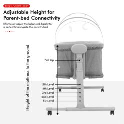 Adjustable Swing Baby Cradle