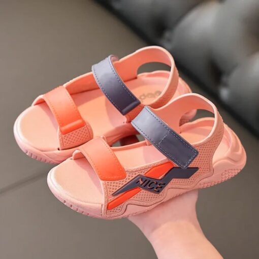 StarAndDaisy Summer Kids Footwear, Non-Slip Sole and Adjustable Straps for Comfortable and Secure Fit Sandals - JH-1438-PK - Image 5