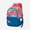 Genius by Safari Splash 23L School Backpack for Boys with Name Tag, Rain Cover, and Easy Access Pockets - Blue